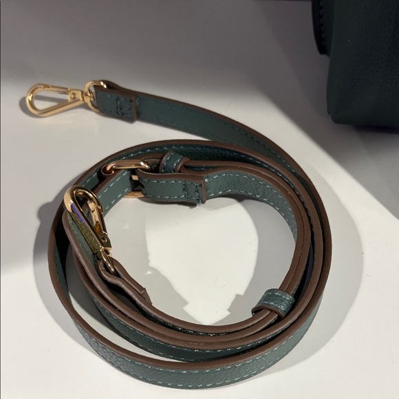 Anne Klein Teal Bag Set with Wallet - Picture 4 of 5